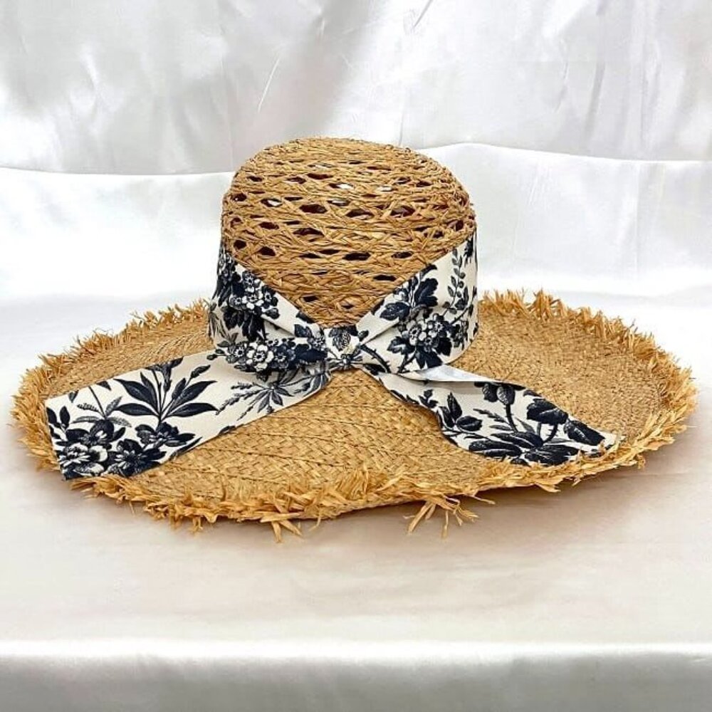 Gucci Bob Hat Beige Herbarium Ribbon Flora - Picture 5 of 10